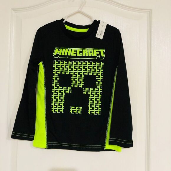 Jumping Beans Boys Active Graphic Shirt Long Sleeve Black Intense Size 4 NWT - Picture 2 of 8